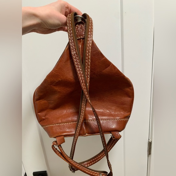 SOLD Gorgeous Handmade Leather Backpack - Picture 5 of 7